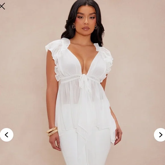 Marisol Ruffle Blouse - Picture 2 of 3